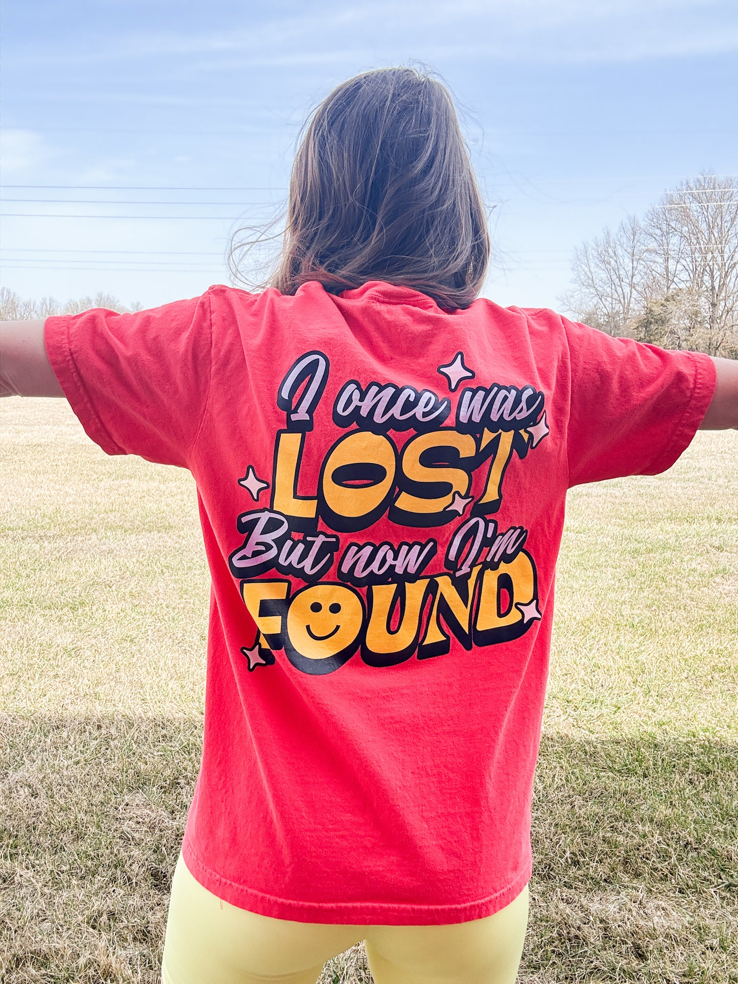 I Once Was Lost But Now I'm Found Christian Streetwear Shirt