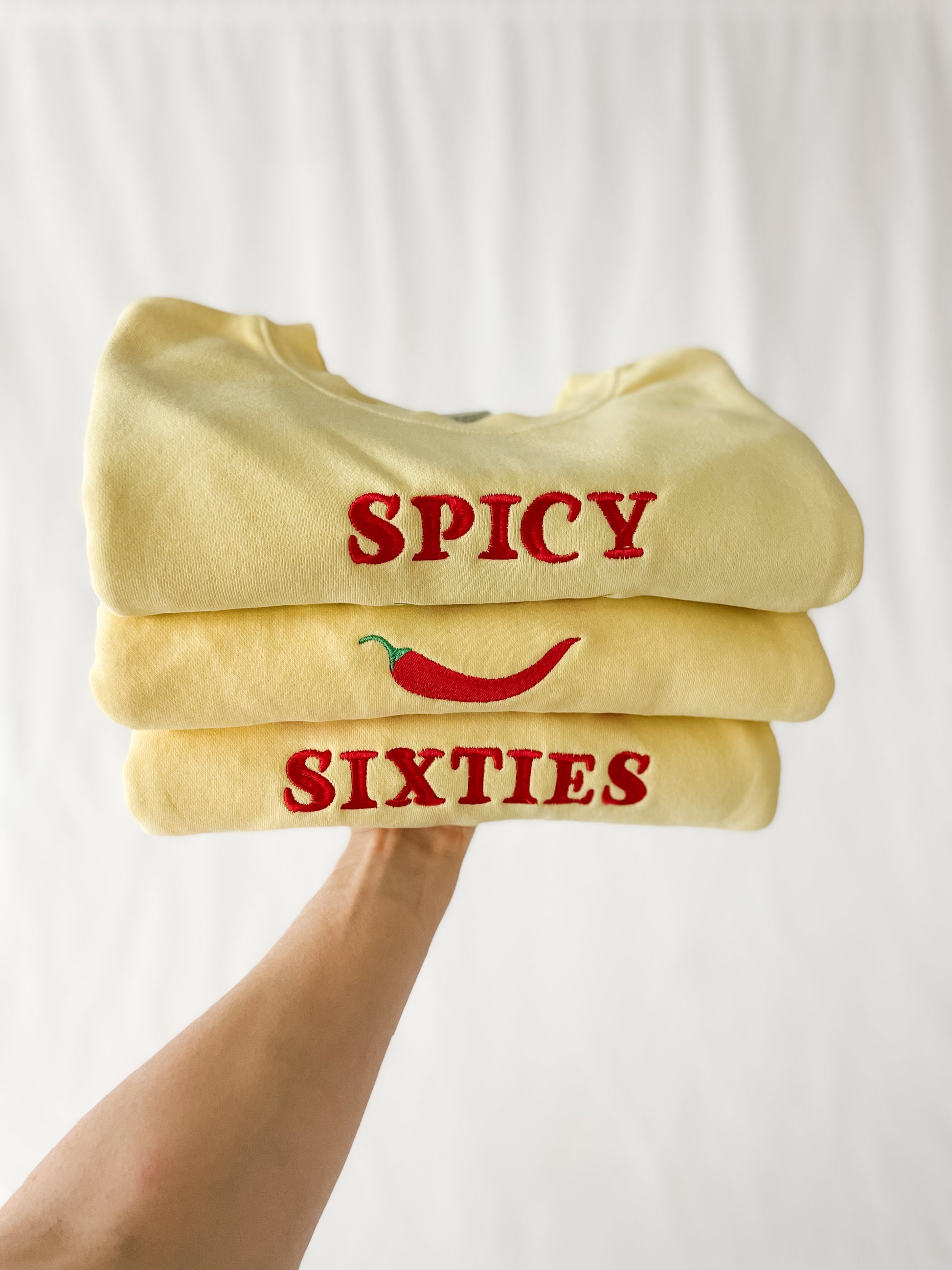 Custom sweatshirts for sixtieth birthday trip