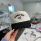 Baseball Mama Bow Embroidered Trucker Hat