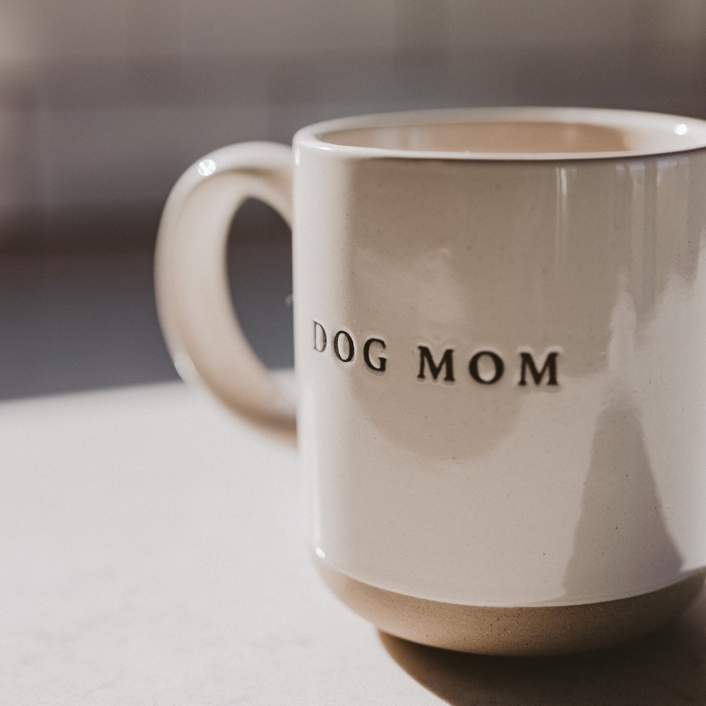 Dog Mom 14oz. Stoneware Coffee Mug