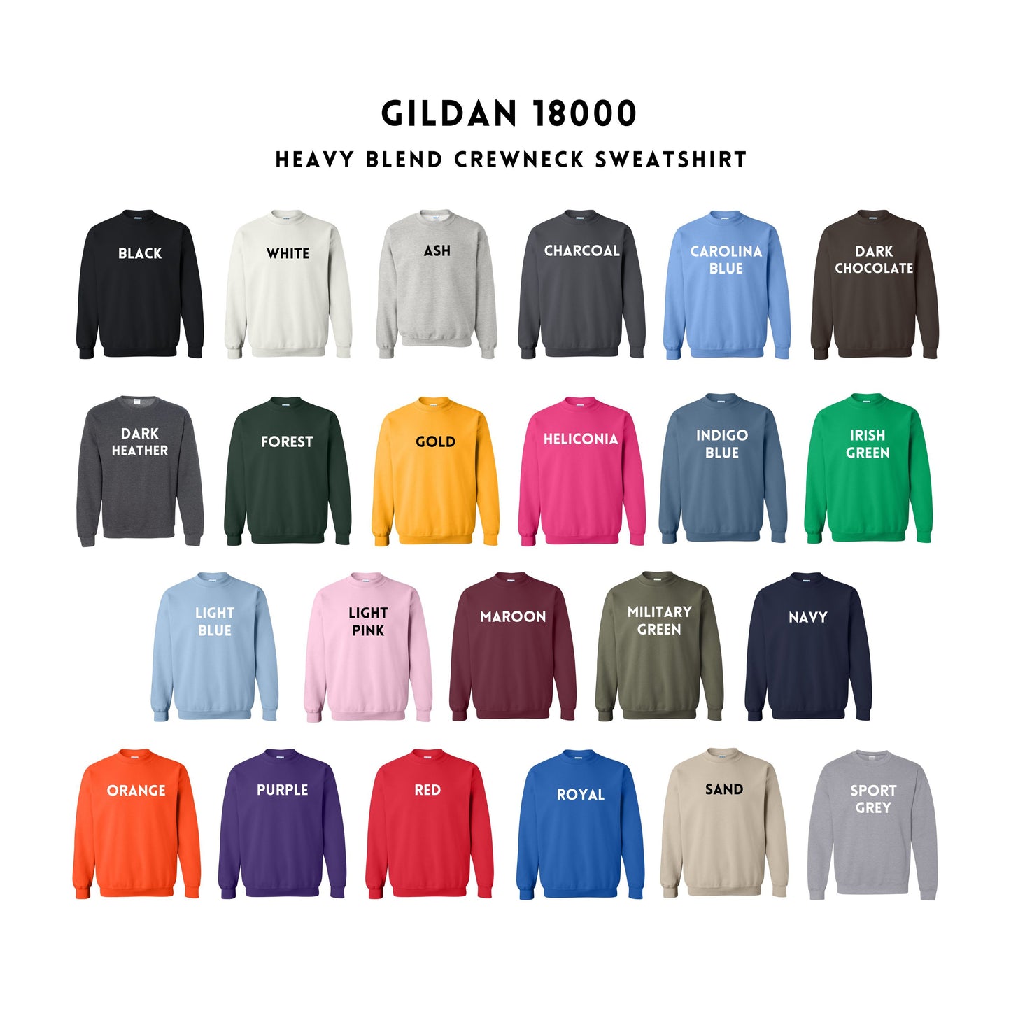 Spooky Icons Embroidered Halloween Crewneck Sweatshirt