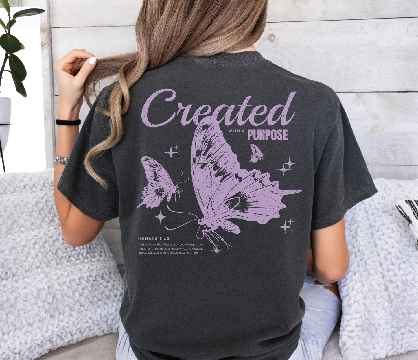 Created With A Purpose Streetwear Christian Shirt
