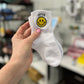 Custom Name Kids Socks - Smiley Face