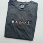 Spooky Icons Embroidered Halloween Comfort Colors T-Shirt
