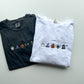 Spooky Icons Embroidered Halloween Crewneck Sweatshirt