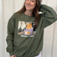 Mentally, I'm Here Pooh Bear Fall Crewneck Sweatshirt