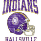 Custom Football Mascot Printed T-Shirt