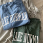Custom Vintage Arched Text Adult Sweatshirt or Hoodie